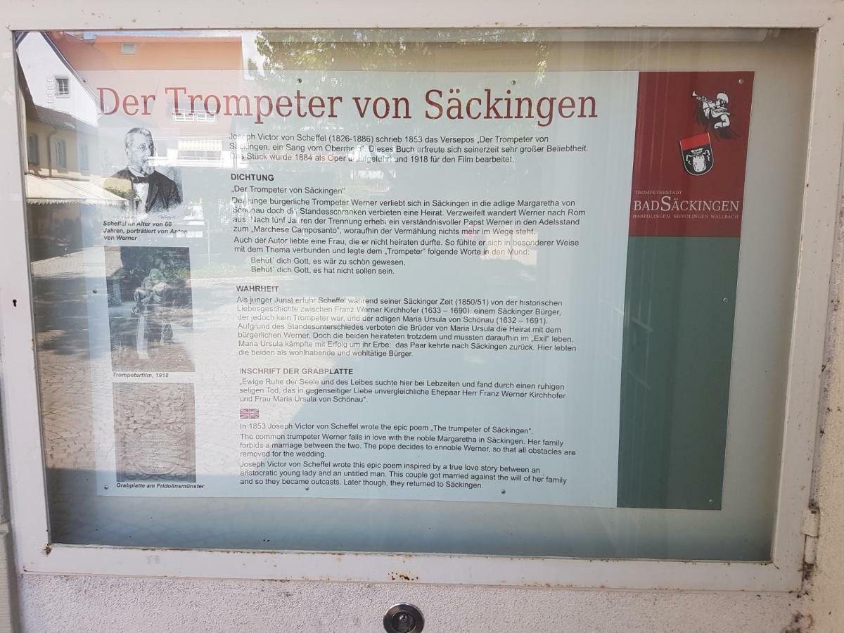 Apartament Storchennest Bad Säckingen Zewnętrze zdjęcie